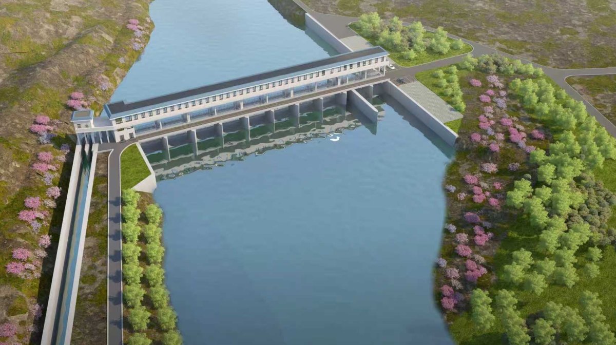 蓋州市牽馬嶺攔河閘除險加固工程